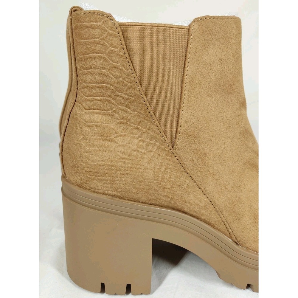 Sun + Stone Womens Veronikaa Tan Faux Suede Round‎ Toe Ankle Boots Size 9M - Picture 8 of 8